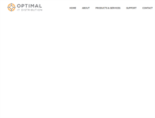 Tablet Screenshot of optimalitdistribution.com